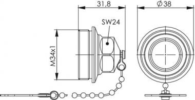 TG TOC Steckerschutzkappe    H60030A0001 