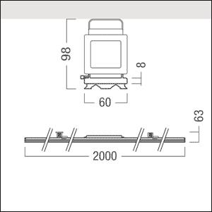 Zumtobel TEC2 7k3-840 L20 VWB   42190419 
