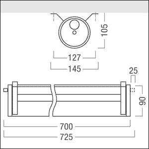Zumtobel TUBILUX 2300-840 PM    42186466 