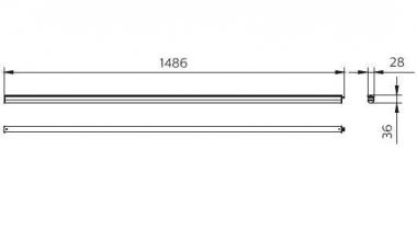 Philips 830 warm BN021C LED24S/830 L1500 