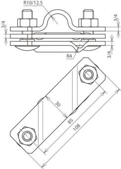 DEHN Anschlussschelle             620915 