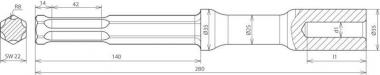 Dehn 620031   HE TE 20 TES VH HI STBLANK 