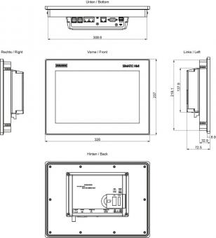 Siemens SIMATIC HMI   6AV2128-3MB06-0AX1 