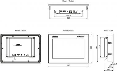 Siemens SIMATIC HMI   6AV2123-3KB32-0AW0 