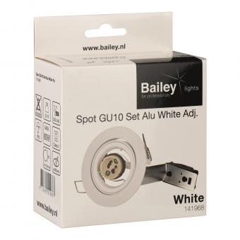 BAIL Spot GU10 Set Alu White Adj. 141968 