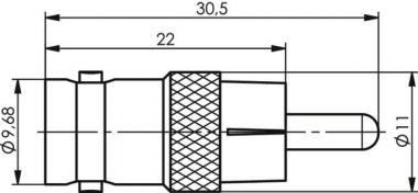 TEGA ADAPTER BNC-CINCH (F-M) J01008B0838 