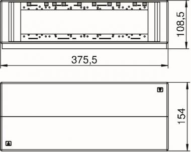 OBO T12L 00C 7011 Telitank 375x154x109 