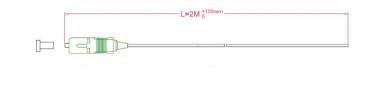 EFB Faserpigtail SC 50/125 12er O3325.2 