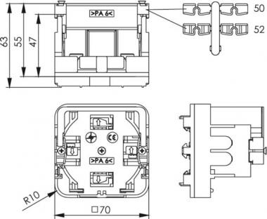 TG Univ.-Geräteeinbauträge   H02010B0014 