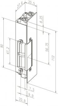 FF Türöffner 12V DC eE ohne         14RR 