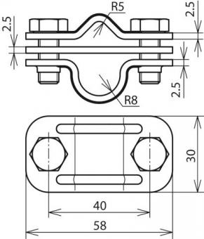 DEHN Trennklemme 6-10qmm          459119 