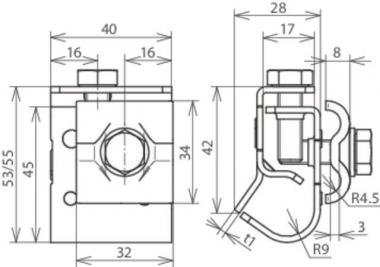 DEHN Dachrinnenklemme             339059 