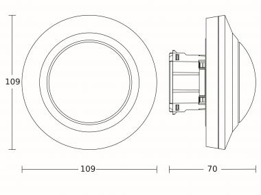 Steinel PD IR 4360-8 KNX UP WS    086213 