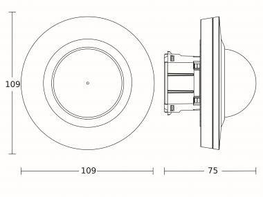 Steinel PD IR 4360-24 KNX UP WS   086152 