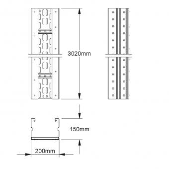 Niedax Weitspann-        WRL 150.200/3 F 