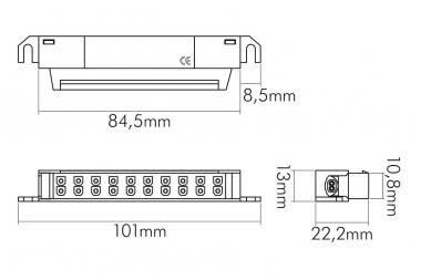 Nobile AMP-Verteiler 12-fach  6968201012 