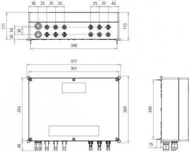 Dehn     DCU 2 YPV 1+2 1200 3M 1S MC4 FM 