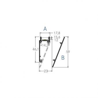 BRUM LED-Alu-Profil, Länge:     53754070 