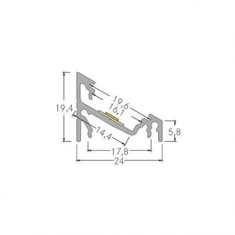 BRUM LED-Eckprofilset weiss:    53912070 