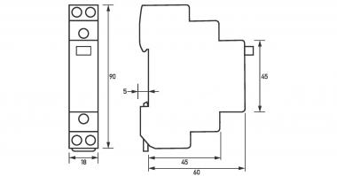 Doepke Stromstoßschalter AC   RS 008-100 