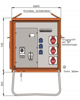 Walther Verteilerschrank 22kVA  WV0270R1 