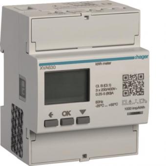 Hager 3-Phasen Energiezähler      XVA630 