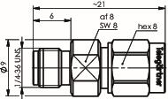 TEGA SMA-Kupplung/Port Saver   100024795 