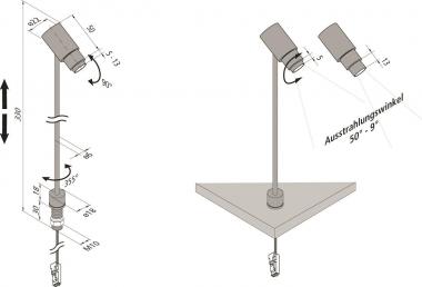 Hera Drehbarer LED Spot      20202990102 