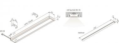 Hera LED Top-Stick FK 600mm  61001424202 