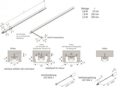Hera Aufbauleuchte LED Stick 20202122201 