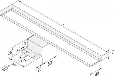 Hera Lugano 450mm 9,2W nw    61001640103 