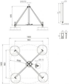 Dehn 107490 VBS KB  VBS KB D50 RA680 V2A 