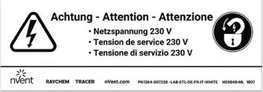TYCO Aufkleber                LAB-ETL-CH 