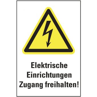 HEIN 9005 Warn-Kombischild Elektrische 