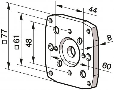 Somfy Universallager             9910040 