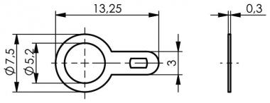 TEGA Lötfahne                C04001A0006 