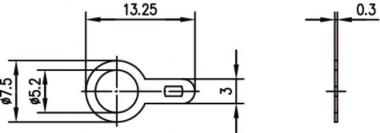 TEGA Lötfahne                C04001A0006 