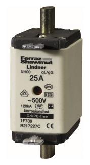 Mersen 1F755.000000 NH00 63A gG 500V 