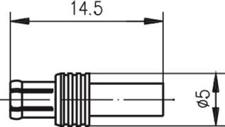 TEGA MCX-Kabelstecker        J01270A0161 
