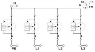 Phoenix        FLT-SEC-P-T1-3S-350/25-FM 