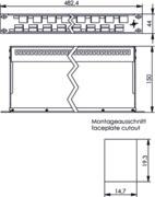TEGA 19z Modulträger 1HE       100021505 