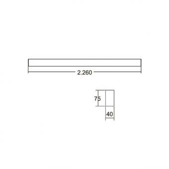 Brumberg LED-Anbau-Profill.,  7412121032 