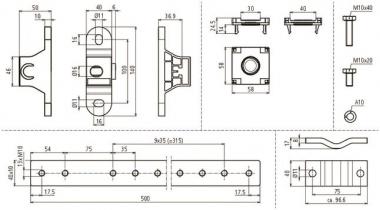 Dehn 472420 PAS EX  PAS EX 1+9AP M10 V2A 