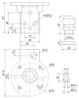 Werma Winkel f.Fußmontage BWM   96000001 