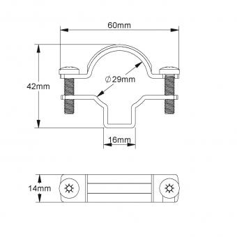 Fintech Rohr-Kabelabstands      IPA 25 F 
