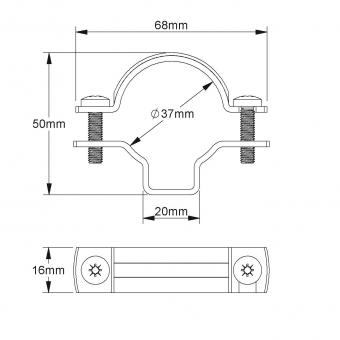 Fintech Rohr-Kabelabstands     IPA 32 AL 