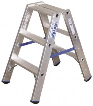 Krause Stufen-Doppelleiter Alu 2x3 