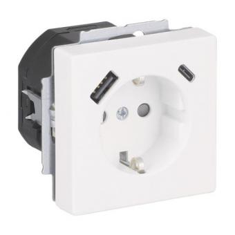 BJ SCHUKO -/USB-A+C    20 EUCB2USBAC-884 
