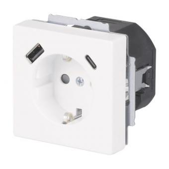 BJ SCHUKO -/USB-A+C    20 EUCB2USBAC-884 