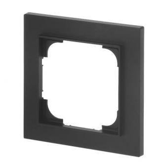 BJ Abdeckrahmen 1-fach schwarz  1721-45M 
